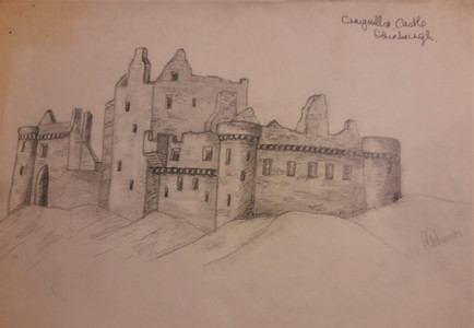 Pam, Craigmillar Castle, Edinburgh, drawing.jpg